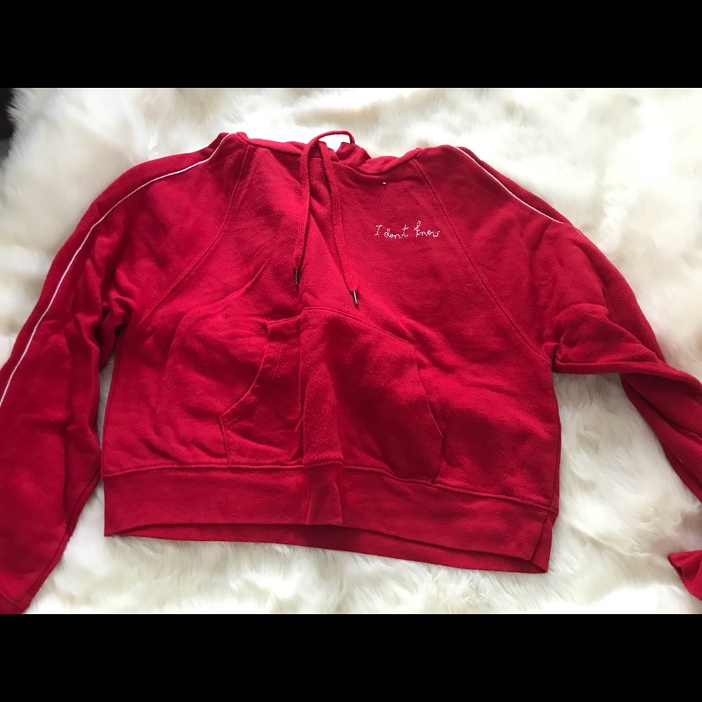 ADORABLE RED HOODIE AND MATCHING JOGGERS